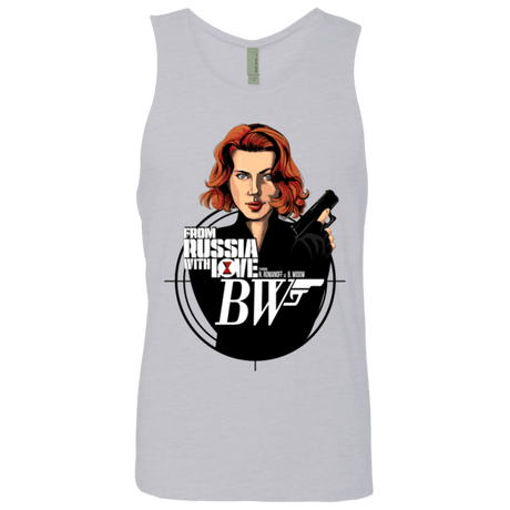 T-Shirts Heather Grey / Small From Russia with Love Men's Premium Tank Top