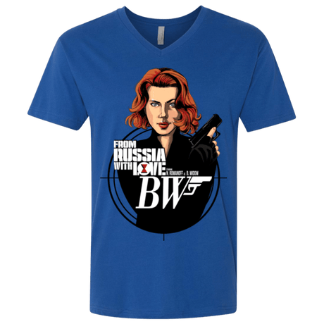 T-Shirts Royal / X-Small From Russia with Love Men's Premium V-Neck