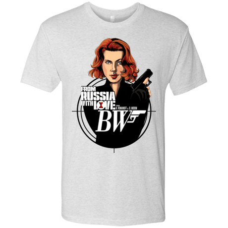 T-Shirts Heather White / Small From Russia with Love Men's Triblend T-Shirt