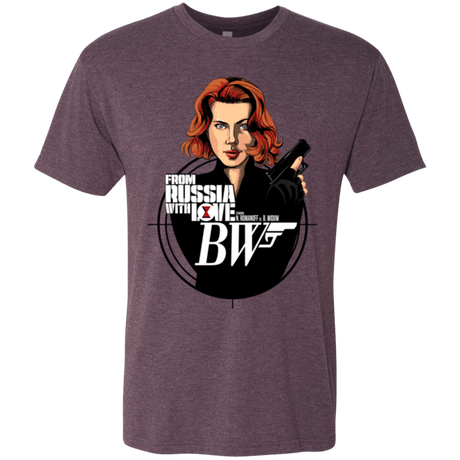 T-Shirts Vintage Purple / Small From Russia with Love Men's Triblend T-Shirt