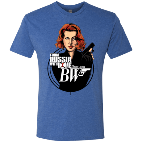 T-Shirts Vintage Royal / Small From Russia with Love Men's Triblend T-Shirt