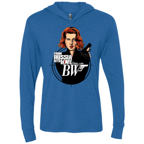 T-Shirts Vintage Royal / X-Small From Russia with Love Triblend Long Sleeve Hoodie Tee