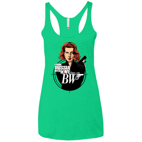 T-Shirts Envy / X-Small From Russia with Love Women's Triblend Racerback Tank