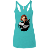 T-Shirts Tahiti Blue / X-Small From Russia with Love Women's Triblend Racerback Tank