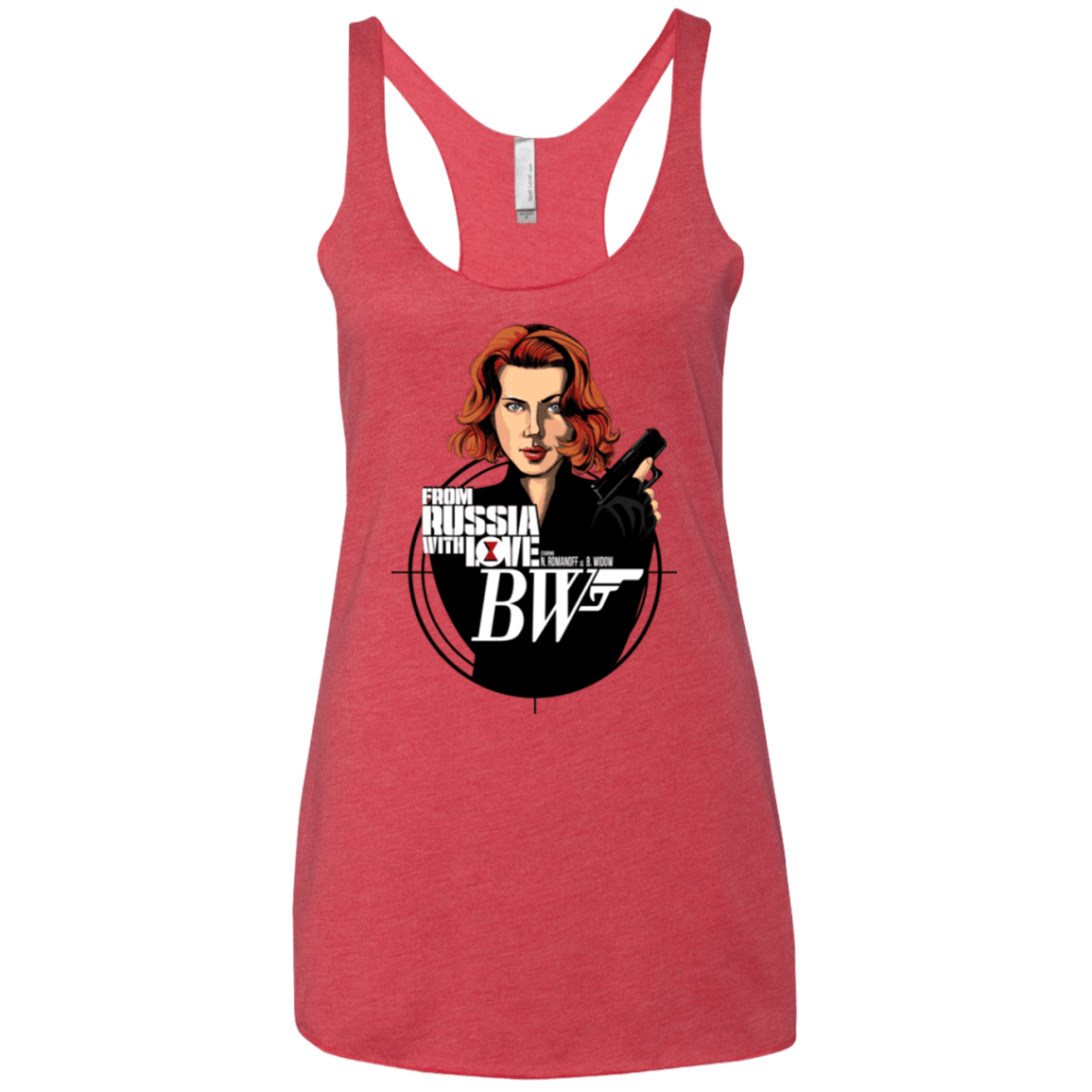 T-Shirts Vintage Red / X-Small From Russia with Love Women's Triblend Racerback Tank