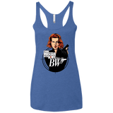 T-Shirts Vintage Royal / X-Small From Russia with Love Women's Triblend Racerback Tank