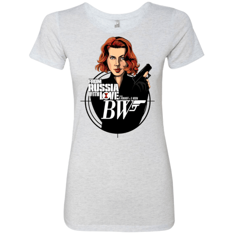 T-Shirts Heather White / Small From Russia with Love Women's Triblend T-Shirt