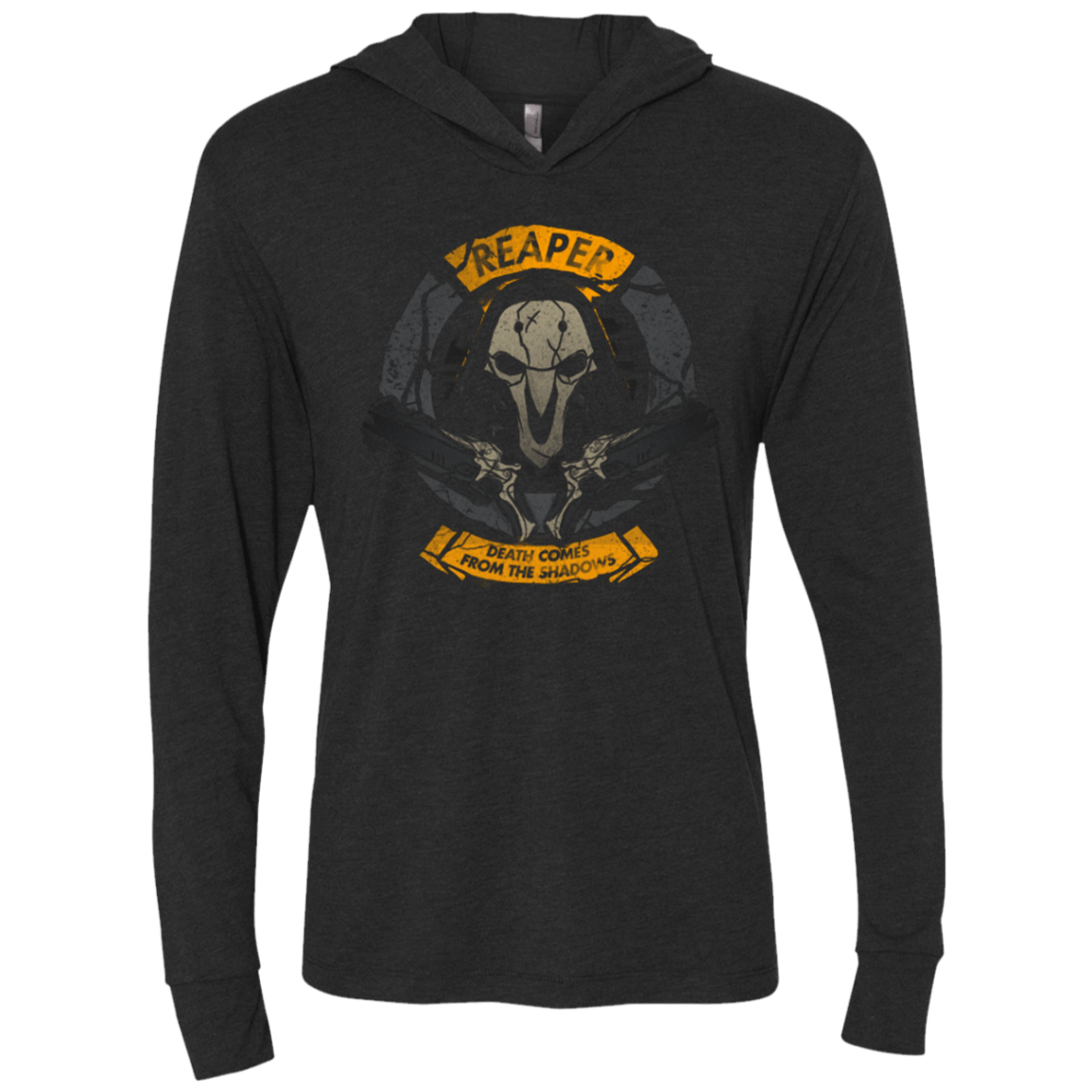 T-Shirts Vintage Black / X-Small From the shadows Triblend Long Sleeve Hoodie Tee