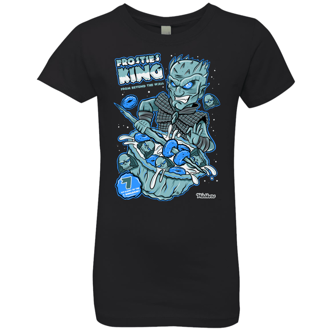 T-Shirts Black / YXS Frostie's King Girls Premium T-Shirt