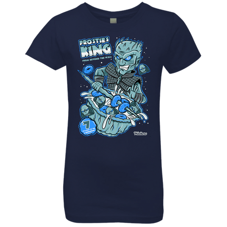 T-Shirts Midnight Navy / YXS Frostie's King Girls Premium T-Shirt
