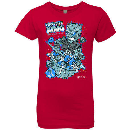 T-Shirts Red / YXS Frostie's King Girls Premium T-Shirt