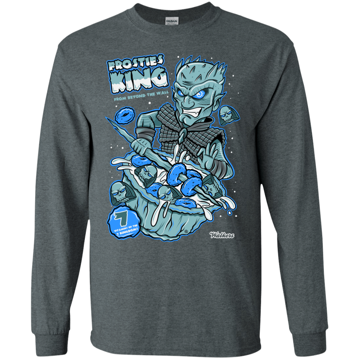 T-Shirts Dark Heather / S Frostie's King Men's Long Sleeve T-Shirt