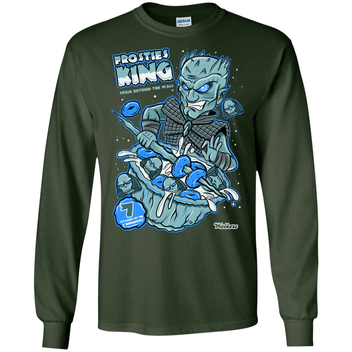 T-Shirts Forest Green / S Frostie's King Men's Long Sleeve T-Shirt