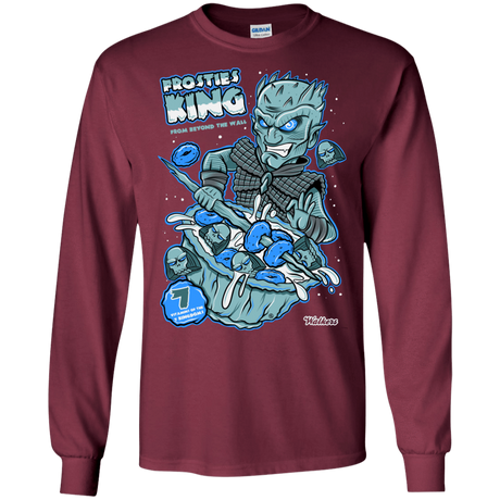 T-Shirts Maroon / S Frostie's King Men's Long Sleeve T-Shirt