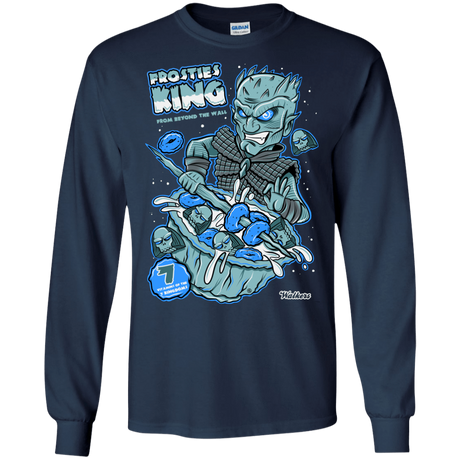 T-Shirts Navy / S Frostie's King Men's Long Sleeve T-Shirt