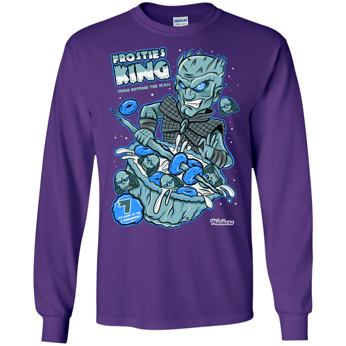 T-Shirts Purple / S Frostie's King Men's Long Sleeve T-Shirt