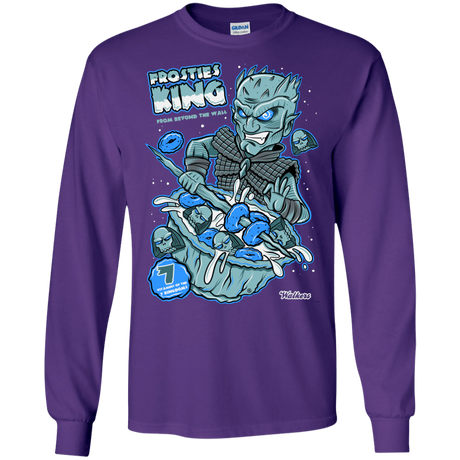 T-Shirts Purple / S Frostie's King Men's Long Sleeve T-Shirt