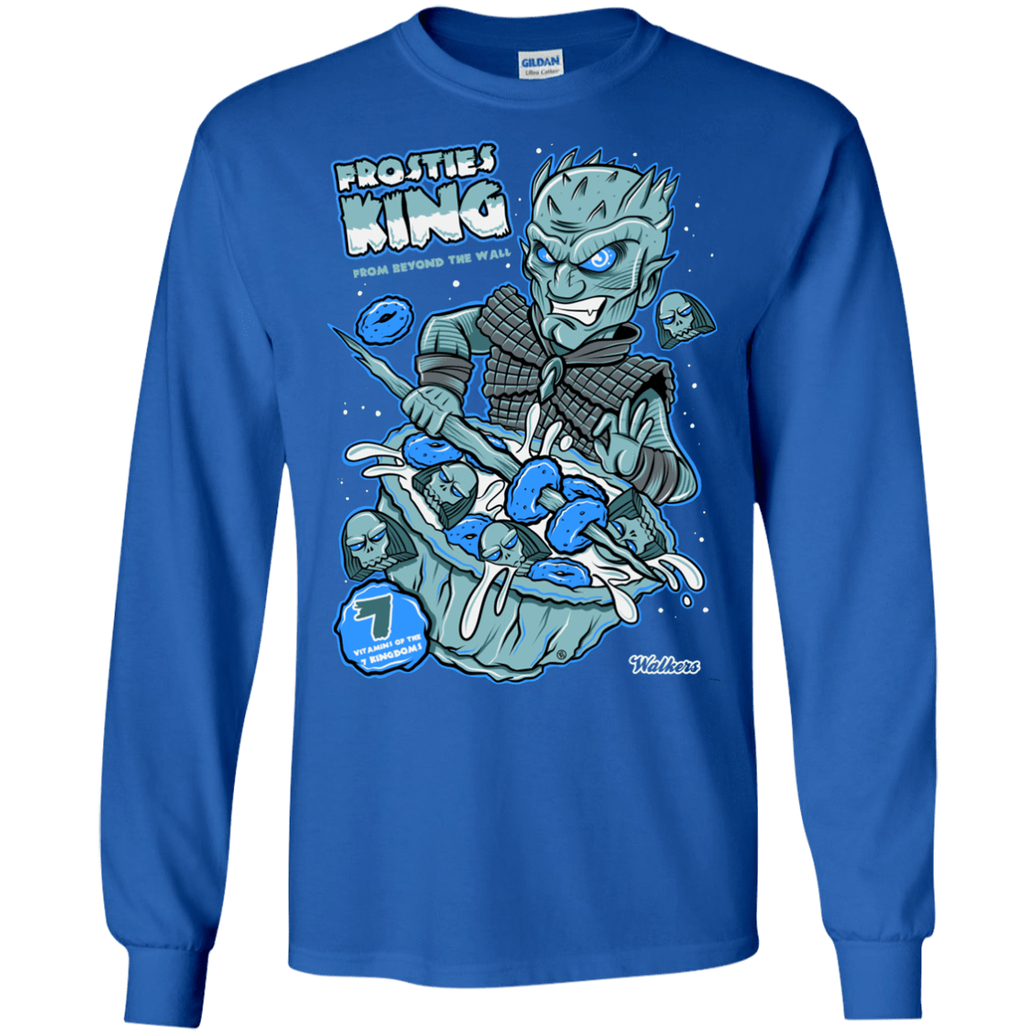 T-Shirts Royal / S Frostie's King Men's Long Sleeve T-Shirt