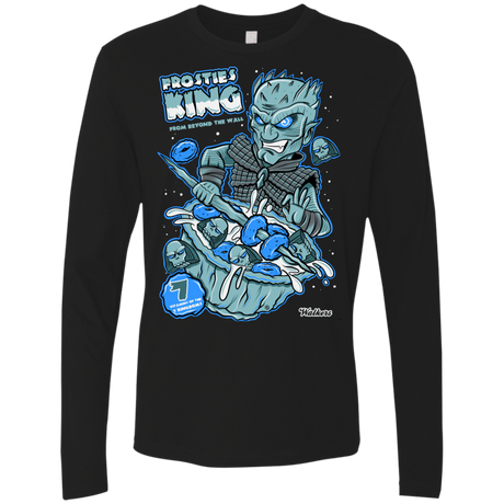 T-Shirts Black / S Frostie's King Men's Premium Long Sleeve