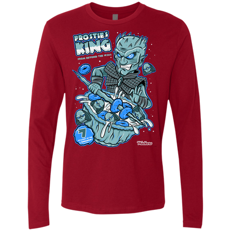 T-Shirts Cardinal / S Frostie's King Men's Premium Long Sleeve
