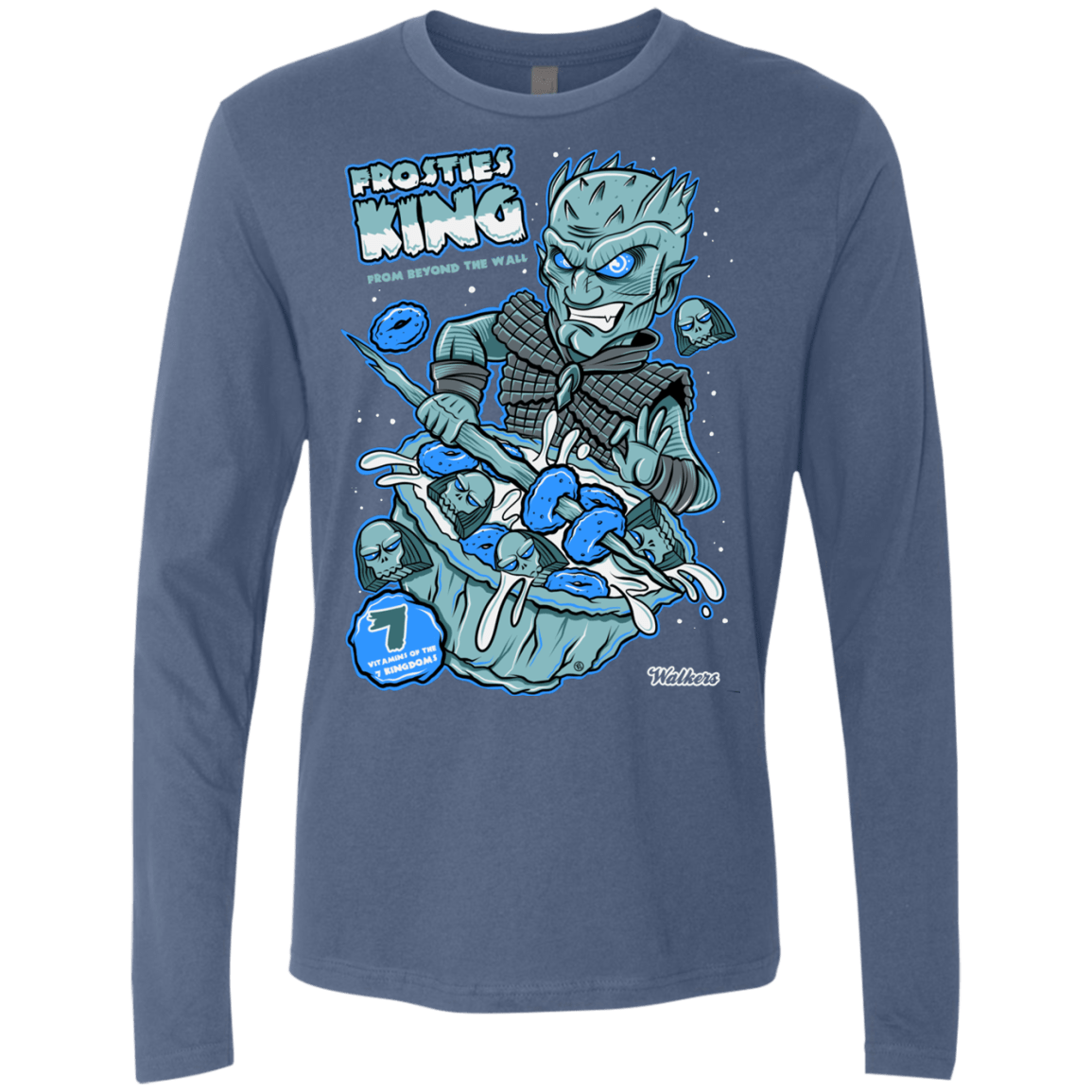 T-Shirts Indigo / S Frostie's King Men's Premium Long Sleeve
