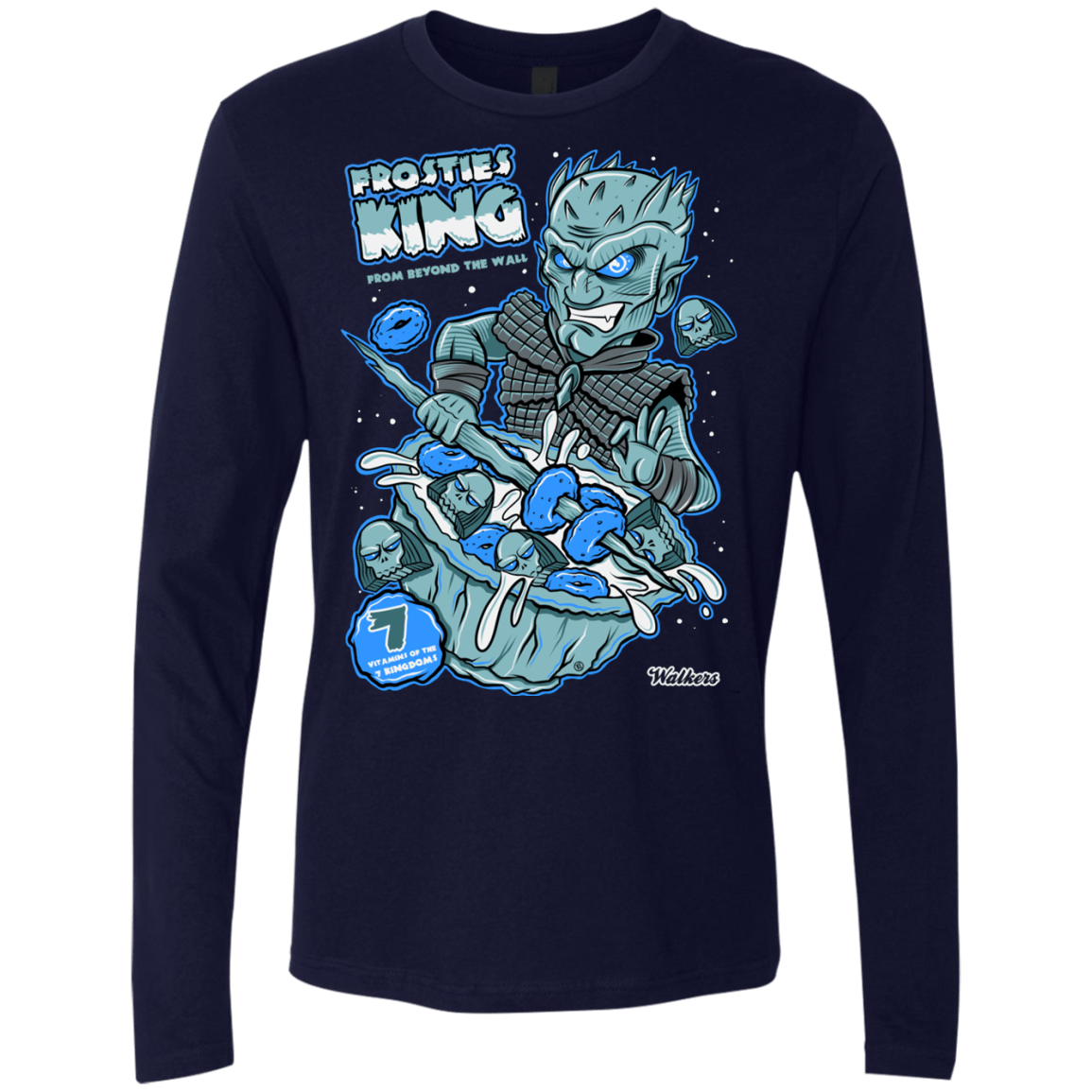 T-Shirts Midnight Navy / S Frostie's King Men's Premium Long Sleeve