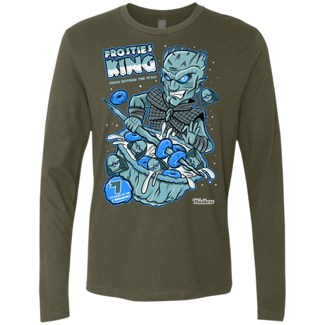 T-Shirts Military Green / S Frostie's King Men's Premium Long Sleeve