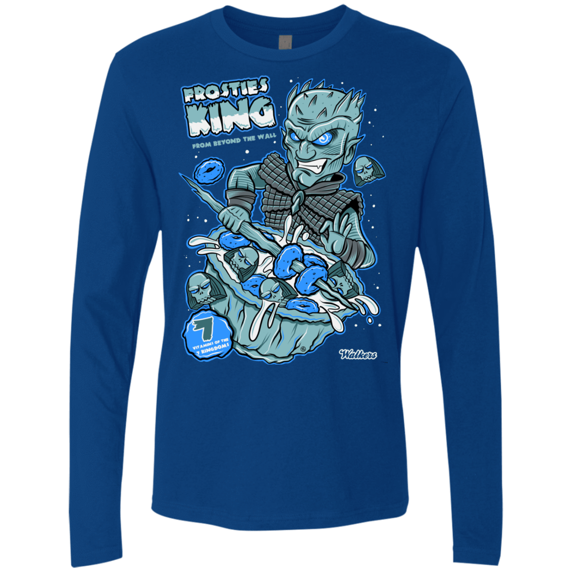 T-Shirts Royal / S Frostie's King Men's Premium Long Sleeve