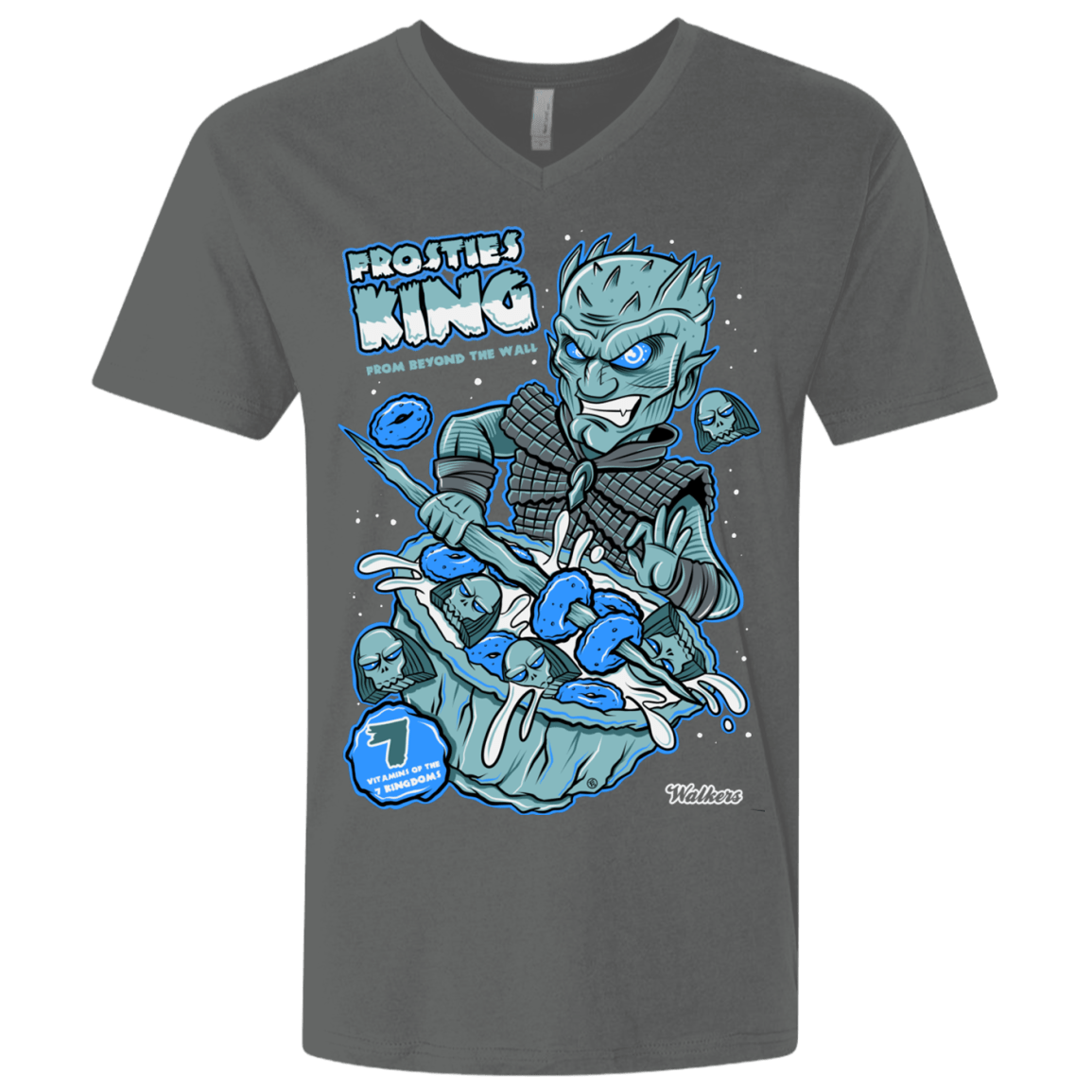 T-Shirts Heavy Metal / X-Small Frostie's King Men's Premium V-Neck