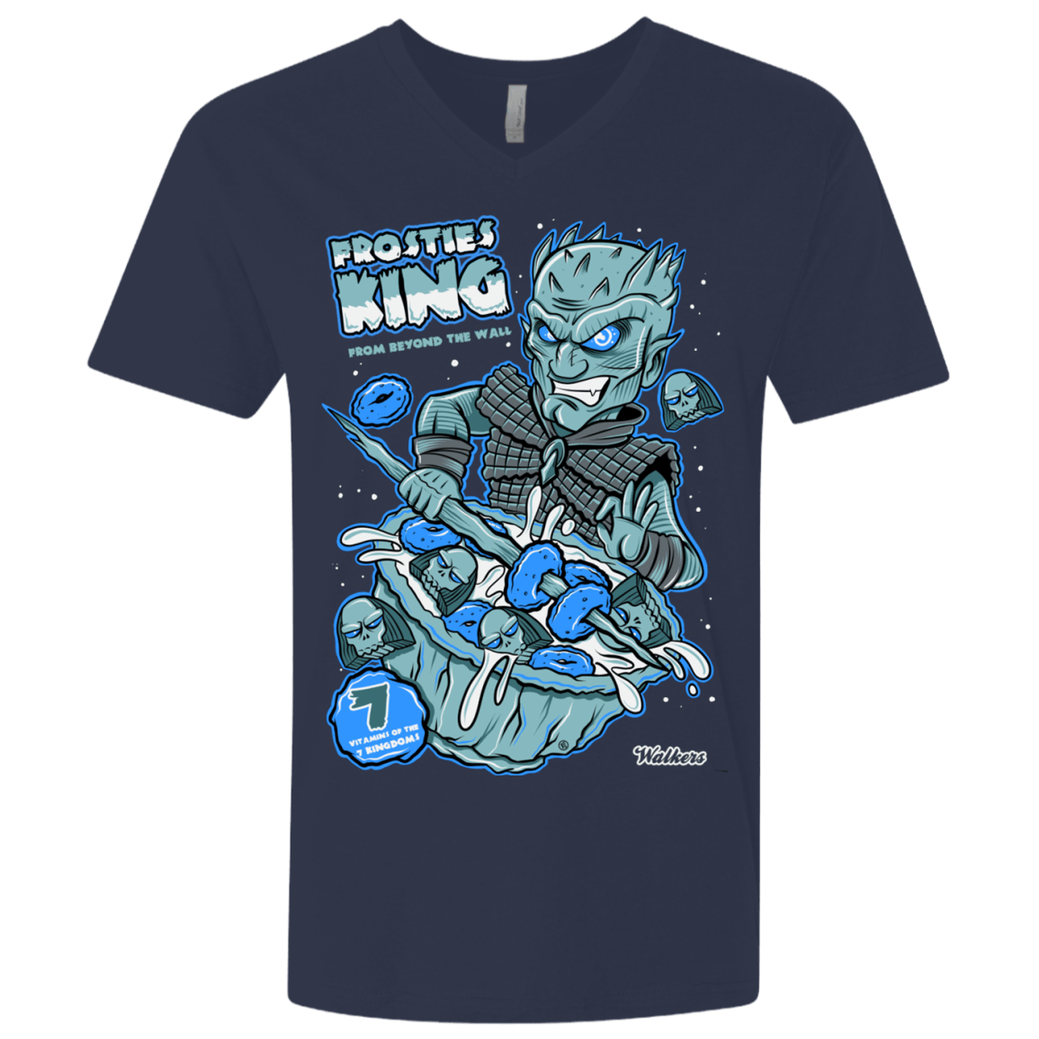 T-Shirts Midnight Navy / X-Small Frostie's King Men's Premium V-Neck