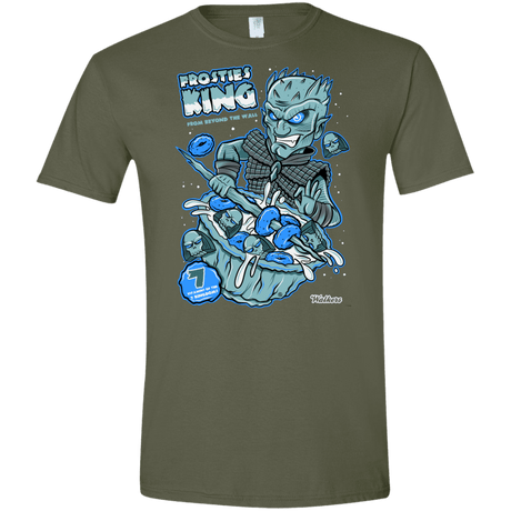 T-Shirts Military Green / S Frostie's King Men's Semi-Fitted Softstyle