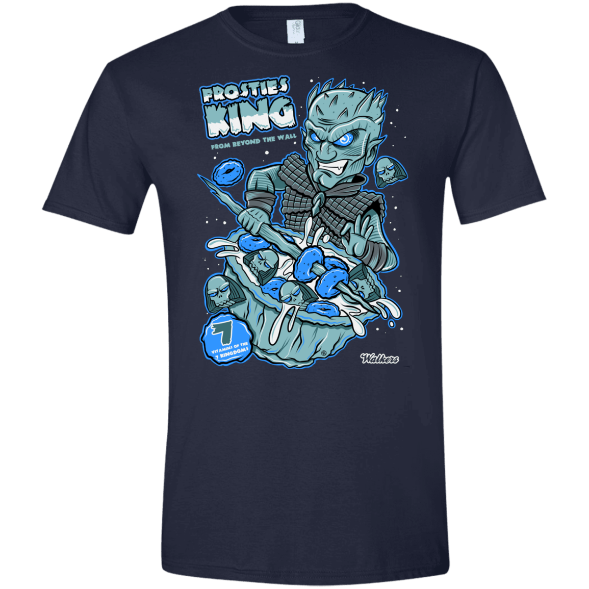 T-Shirts Navy / X-Small Frostie's King Men's Semi-Fitted Softstyle