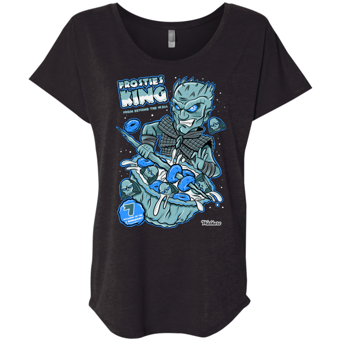 T-Shirts Vintage Black / X-Small Frostie's King Triblend Dolman Sleeve