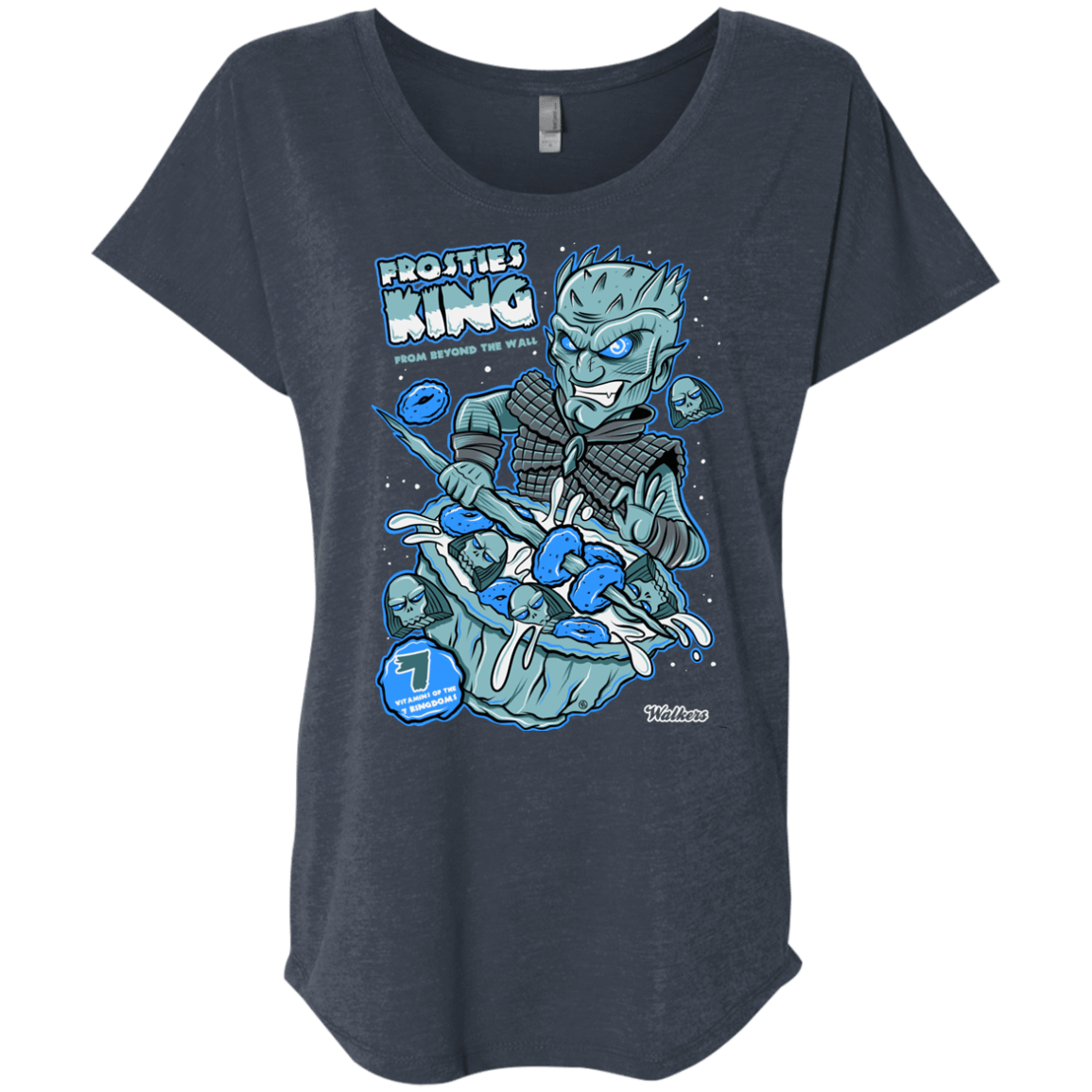 T-Shirts Vintage Navy / X-Small Frostie's King Triblend Dolman Sleeve