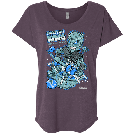 T-Shirts Vintage Purple / X-Small Frostie's King Triblend Dolman Sleeve