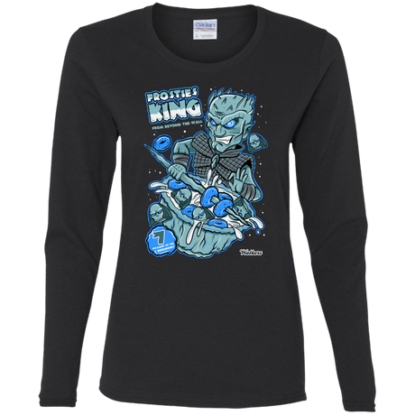 T-Shirts Black / S Frostie's King Women's Long Sleeve T-Shirt