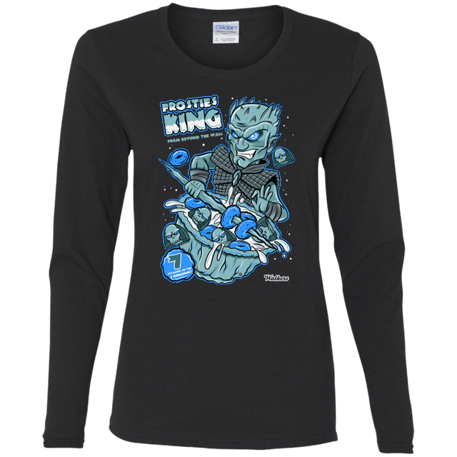 T-Shirts Black / S Frostie's King Women's Long Sleeve T-Shirt