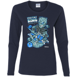 T-Shirts Navy / S Frostie's King Women's Long Sleeve T-Shirt