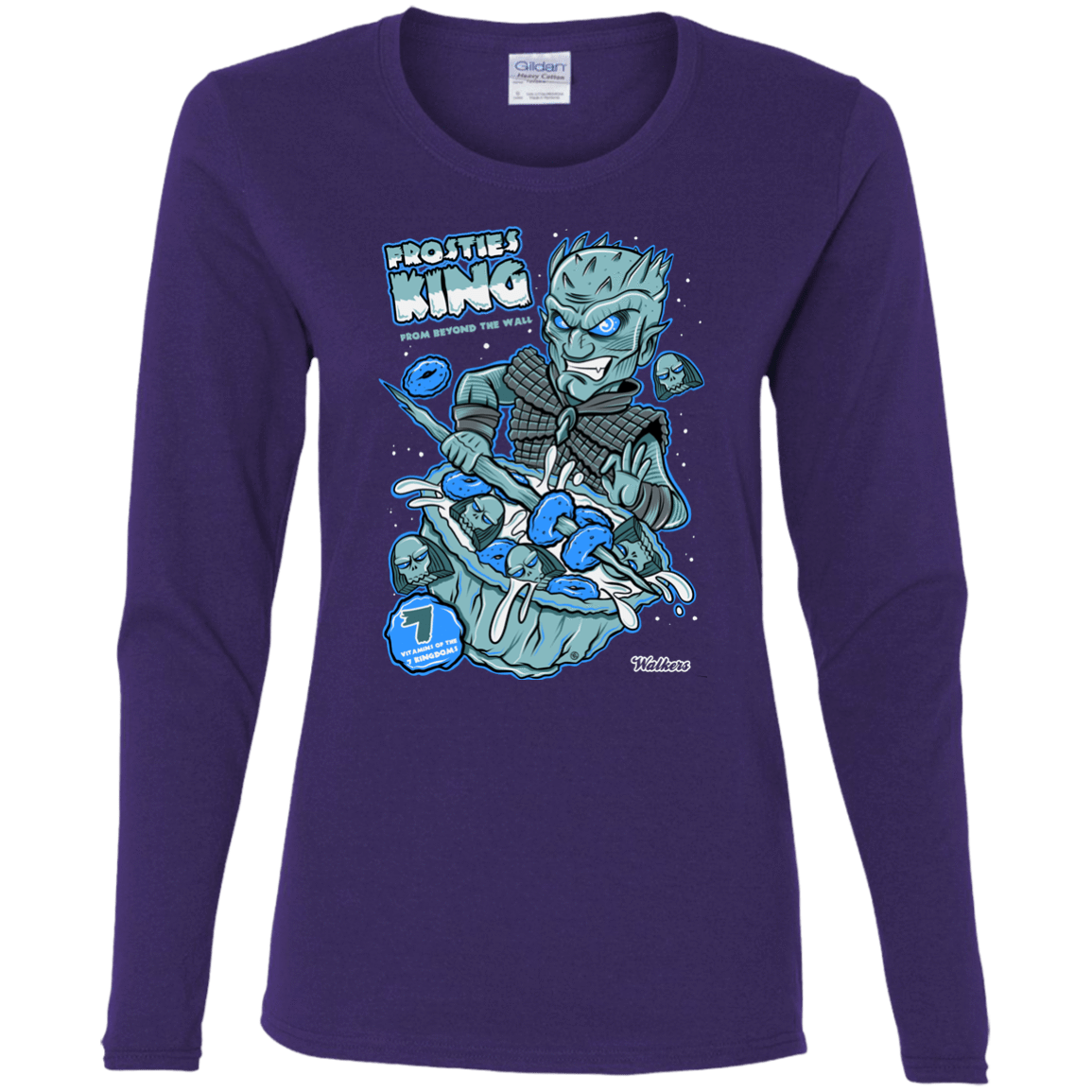 T-Shirts Purple / S Frostie's King Women's Long Sleeve T-Shirt