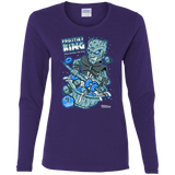 T-Shirts Purple / S Frostie's King Women's Long Sleeve T-Shirt