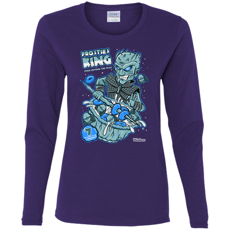 T-Shirts Purple / S Frostie's King Women's Long Sleeve T-Shirt