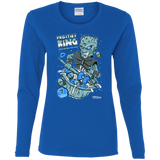 T-Shirts Royal / S Frostie's King Women's Long Sleeve T-Shirt