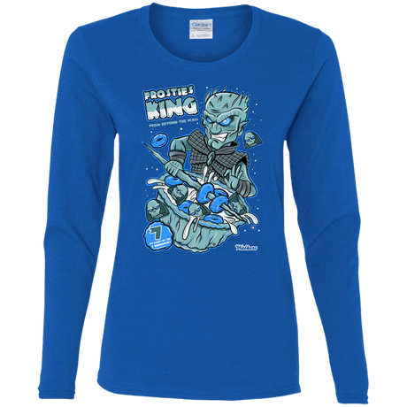T-Shirts Royal / S Frostie's King Women's Long Sleeve T-Shirt