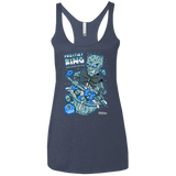T-Shirts Vintage Navy / X-Small Frostie's King Women's Triblend Racerback Tank