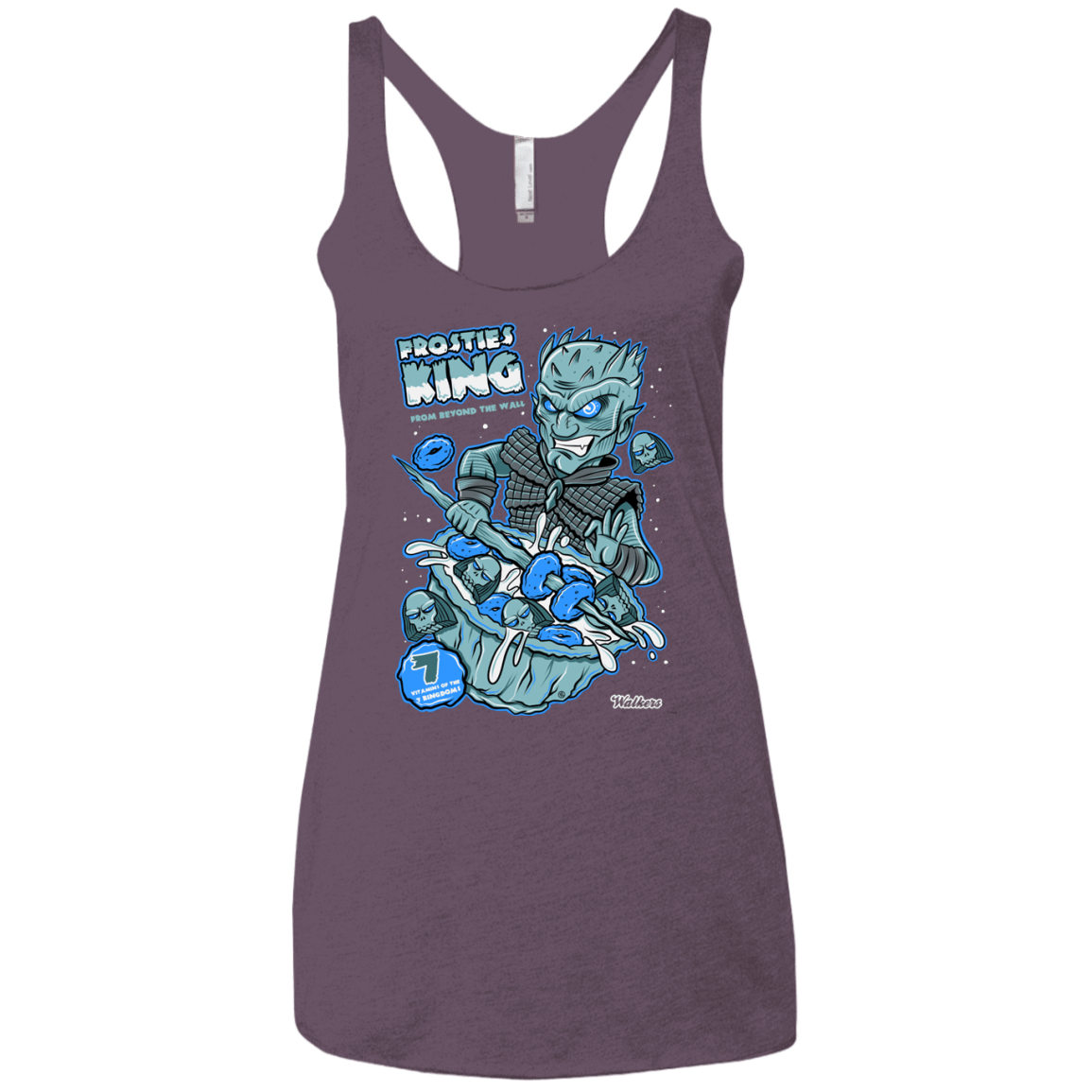 T-Shirts Vintage Purple / X-Small Frostie's King Women's Triblend Racerback Tank