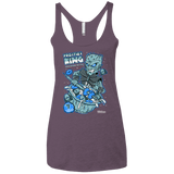 T-Shirts Vintage Purple / X-Small Frostie's King Women's Triblend Racerback Tank