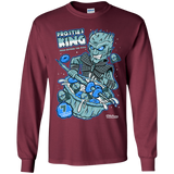 T-Shirts Maroon / YS Frostie's King Youth Long Sleeve T-Shirt