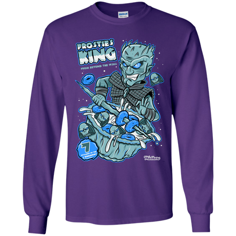 T-Shirts Purple / YS Frostie's King Youth Long Sleeve T-Shirt