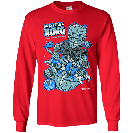 T-Shirts Red / YS Frostie's King Youth Long Sleeve T-Shirt