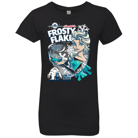 T-Shirts Black / YXS Frosty Flakes Girls Premium T-Shirt